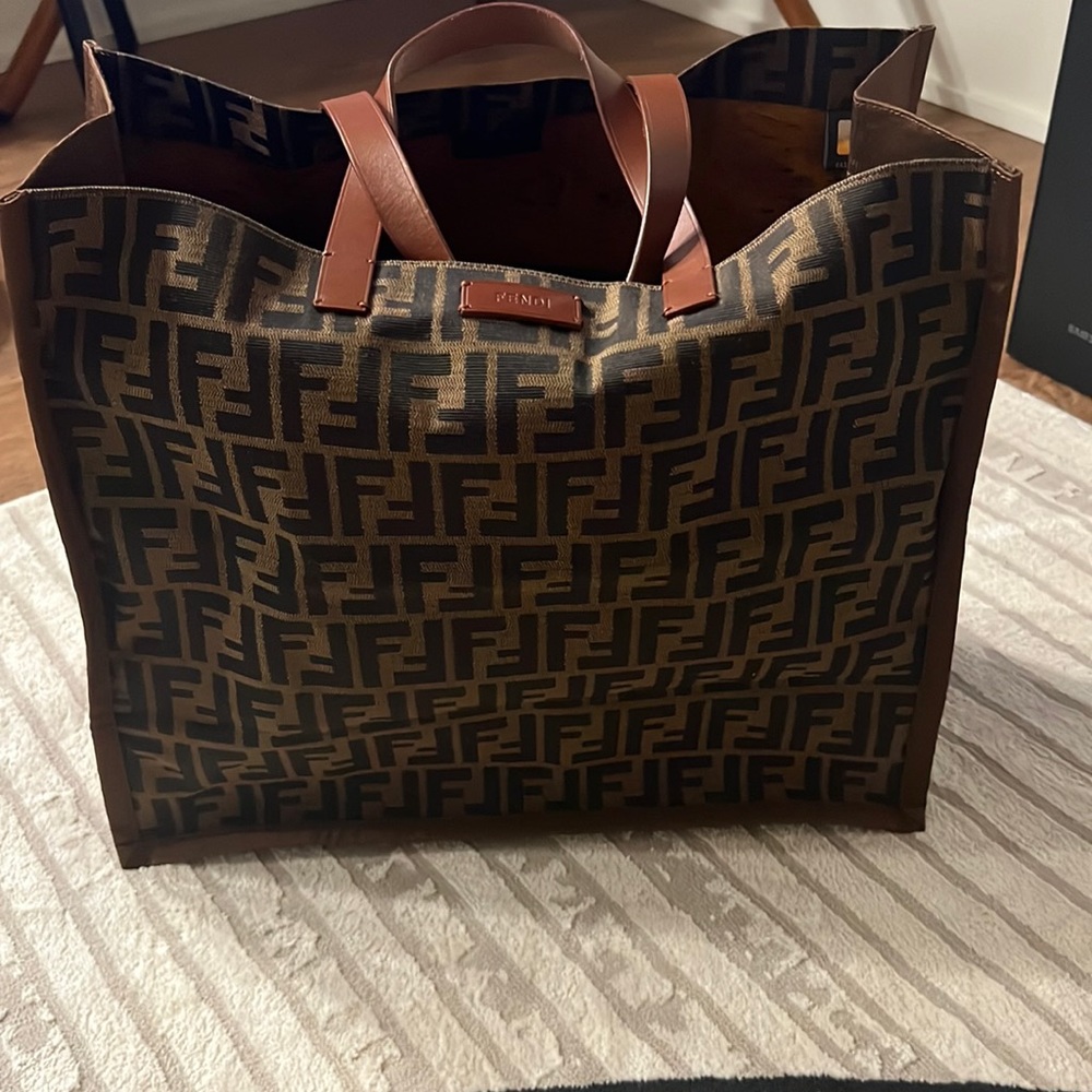 Fendi Zucca  Book tote. Authentic. Brand new.